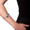001854 - Pulseira Valete (Verde Água)