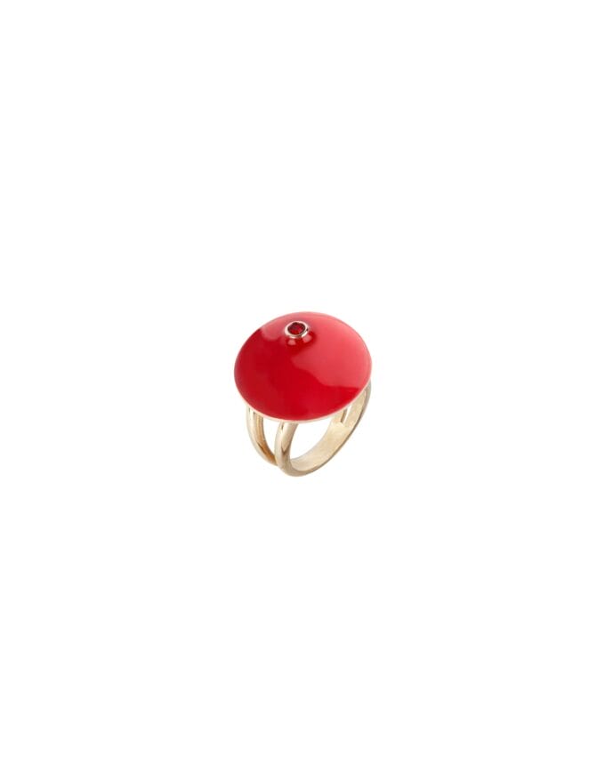 002646 - ANEL CORI VERMELHO